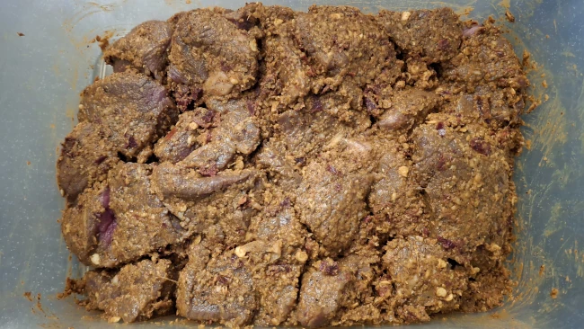 marinating beef