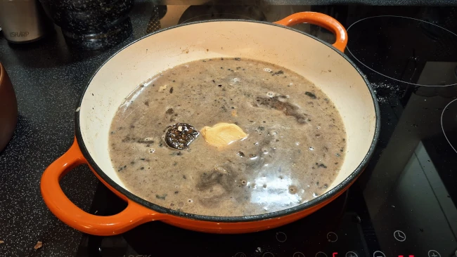 stock ingredients added