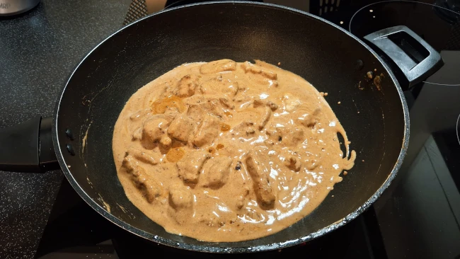 yogurt mixed in with beef & spices