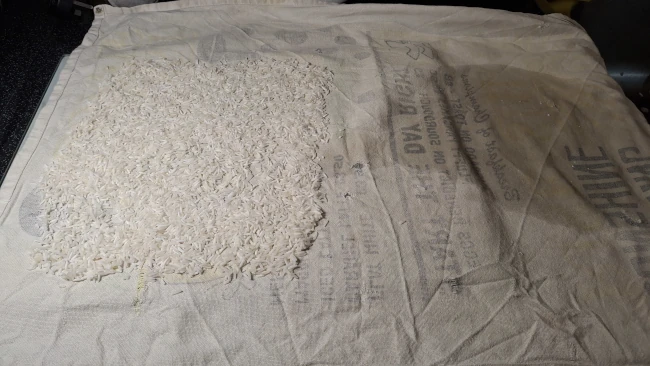 rice-drying-on-cloth