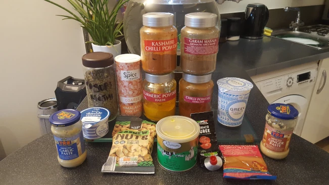 ingredients for butter chicken ingredients