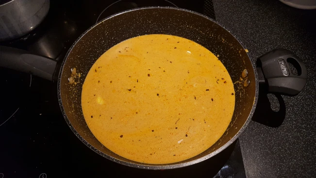 yogurt and cream added for butter chicken yogurt and cream added