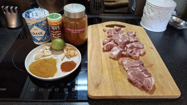 ingredients for marinade