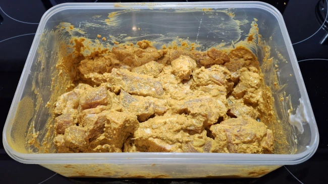 pork in marinade