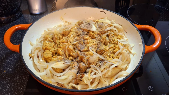 spices added to pork