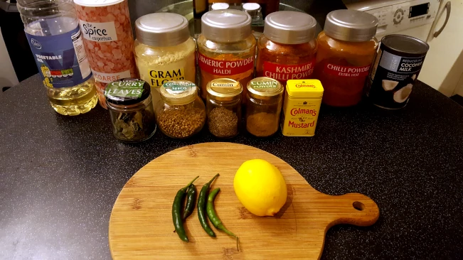 ingredients for cauliflower curry ingredients