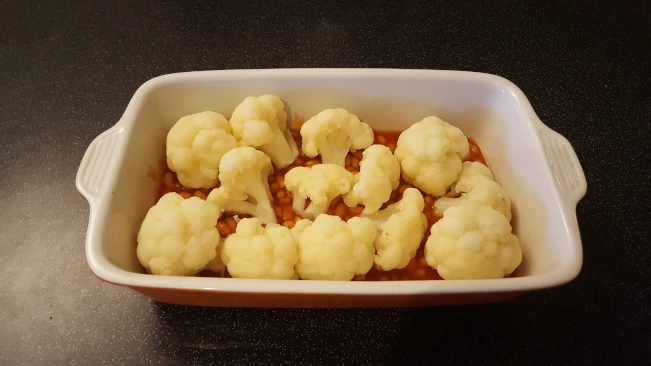 cauliflower & beans cauliflower beans