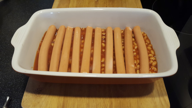beans frankfurters