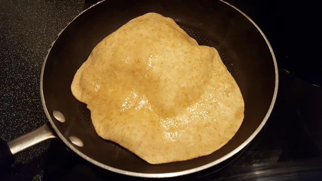 chapati cooking 03