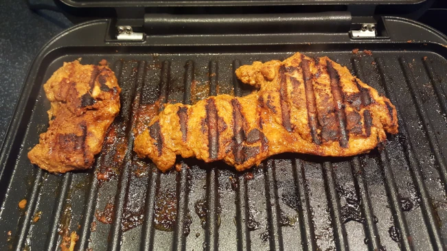 tandoori chicken grilling