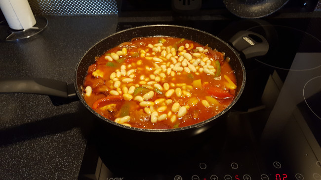 add beans