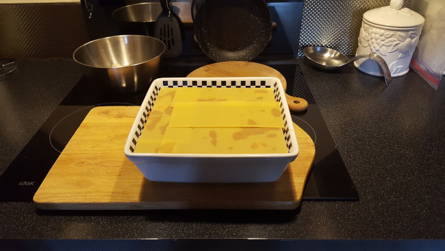 layering pasta