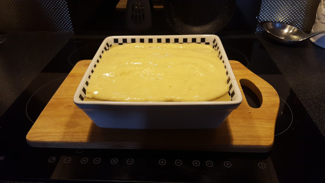 top with cheese sauce