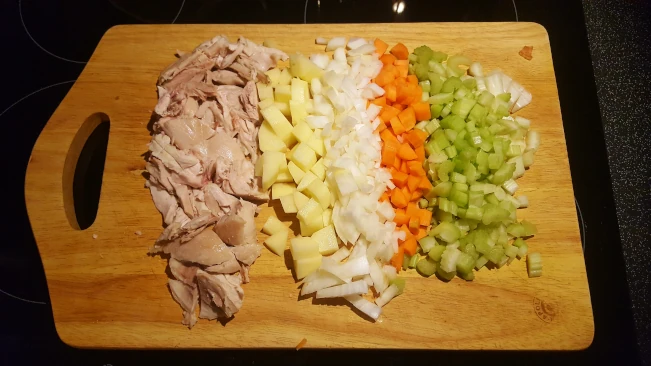 ingredients chopped