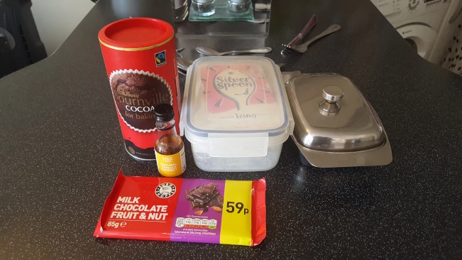 butter cream ingredients for the chocolate cake ingredients for butter cream