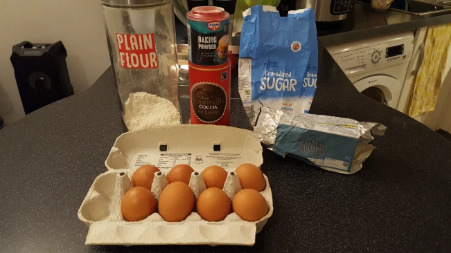 ingredients for the chocolate cake mix ingredients for cake mix