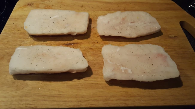frozen cod fillets