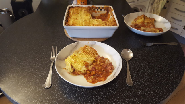 cornedbeef mash served