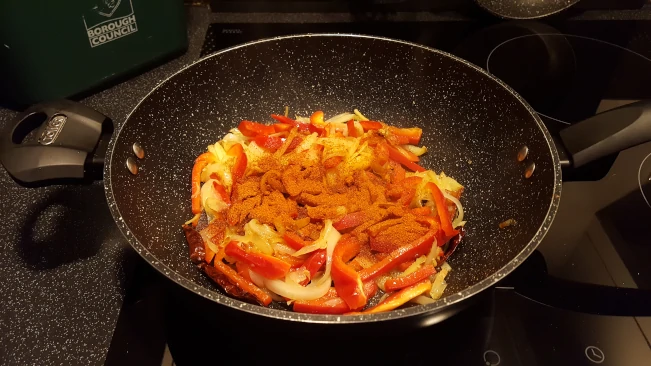 add ground spices to my Dodgy Kebab! add ground spices