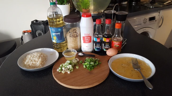 ingredients for egg fried rice ingredients