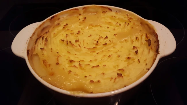 Mum's fish pie fish pie baked
