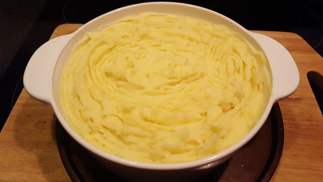 potato topping for mum's fish pie potato topping