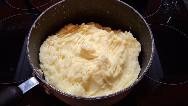 fluffy mash in a pan for fluffy mashed potatoes fluffy mash in a pan