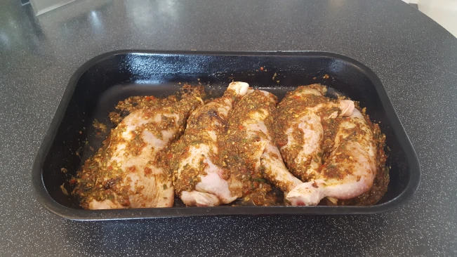 jerked chicken legs oven ready