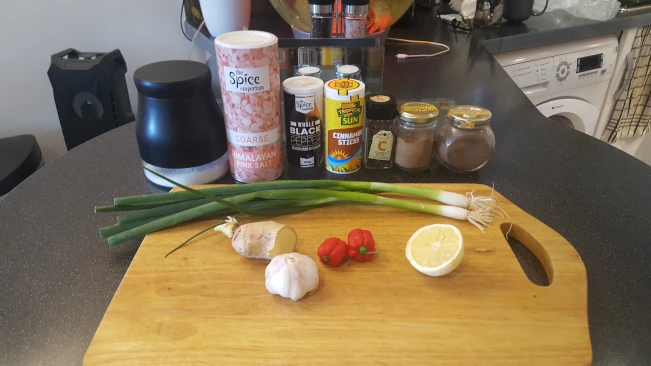 ingredients for jerked chicken curry ingredients