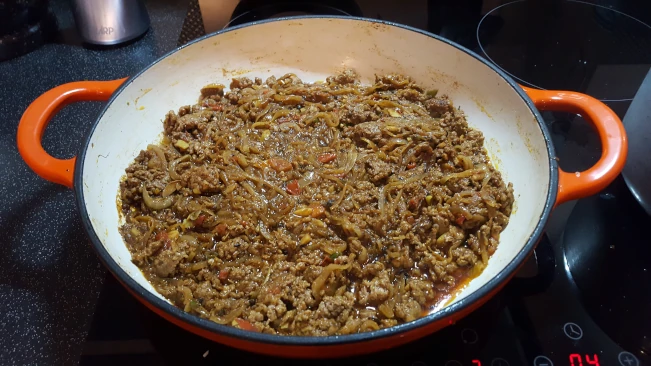 meat cooked
