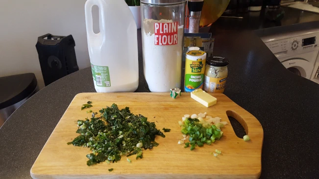 ingredients for the best home made parsley sauce ever! ingredients