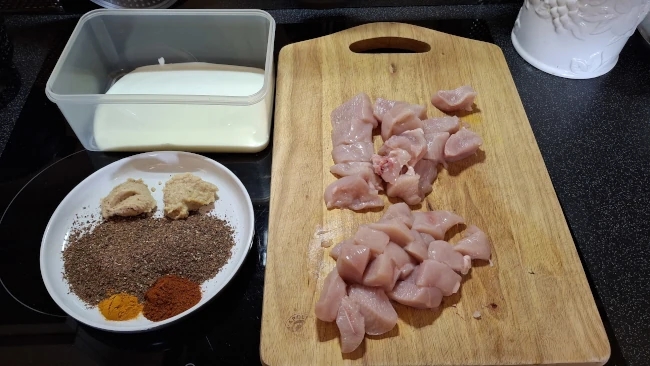 ingredients for marinade for pomegranate chicken curry ingredients for marinade 02
