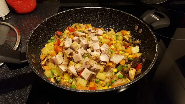 pork added