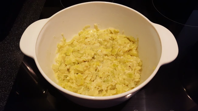 veg softened more for smoked haddock in cheese sauce veg softened 02
