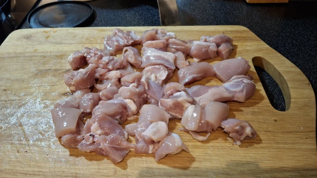 chicken-diced