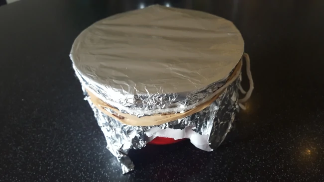 steamed sponge pudding sealed with paper and foil pudding sealed with paper and foil
