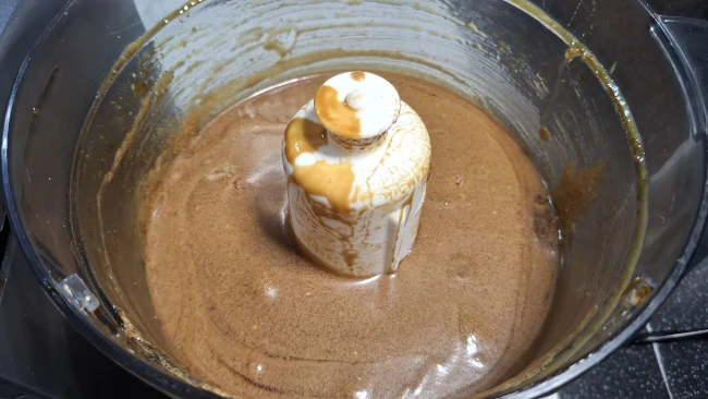 cake mix started in mixer