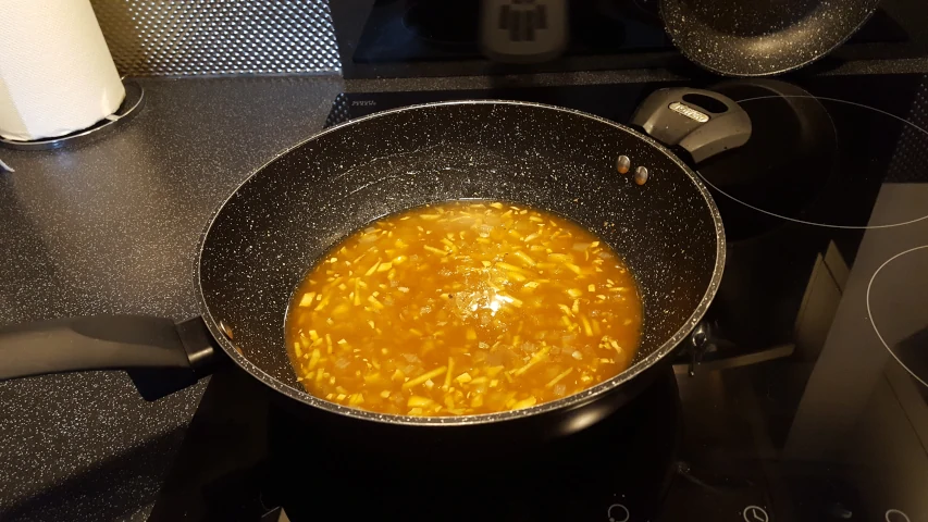 Ginger added to sweet and sour chicken sauce ginger added to sauce
