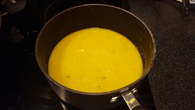 cooked dhal for tarka dhal dhal cooked in pan