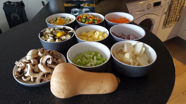 chopped veg ingredients